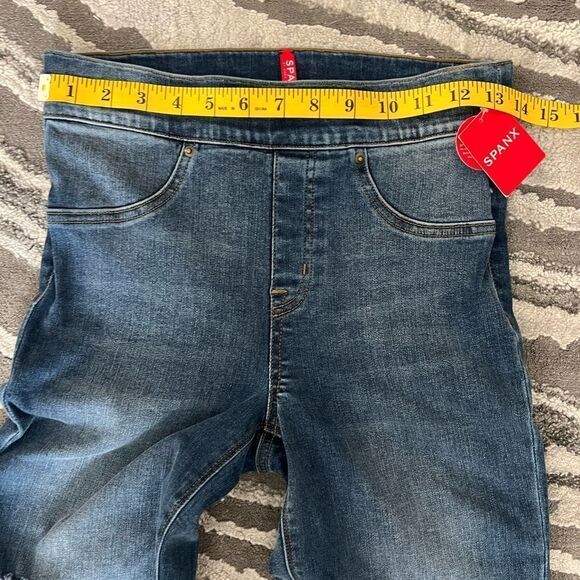 Spanx Distressed Denim Legging Jegging - Picture 9 of 11